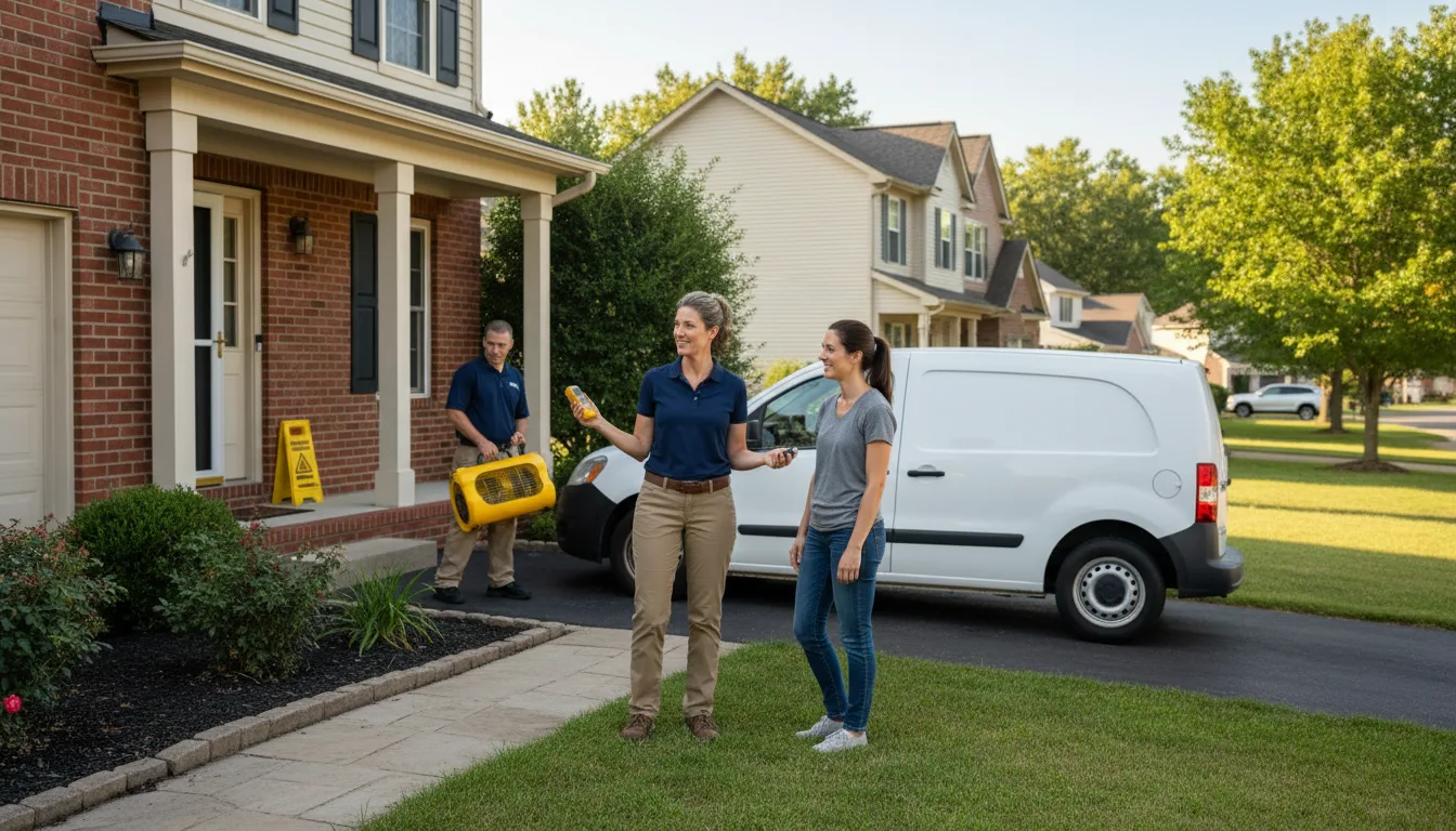 Water restoration image for Home Water Damage Repair in Nolanville, TX